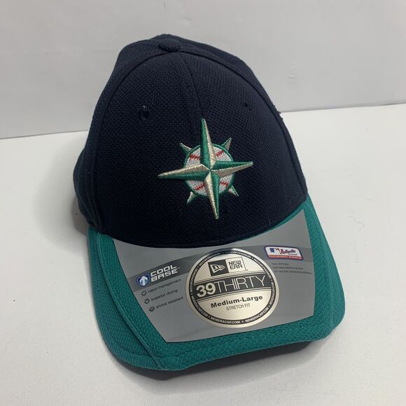 Seattle Mariners MLB Authentic Collection New Era 39Thirty Hat Cap Size M/L - Picture 2 of 9